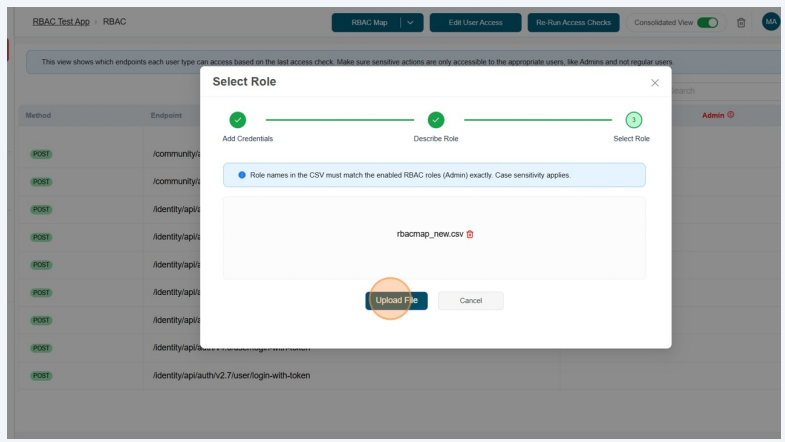 Click configure RBAC
