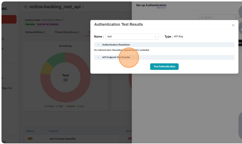 Check API Key aut is in Table