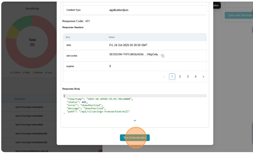Check API Key aut is in Table