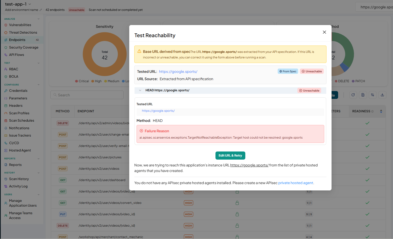 Choose the OpenAPI Spec