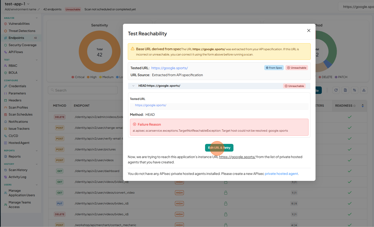 Choose the OpenAPI Spec