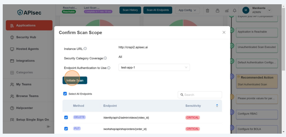 Choose the OpenAPI Spec