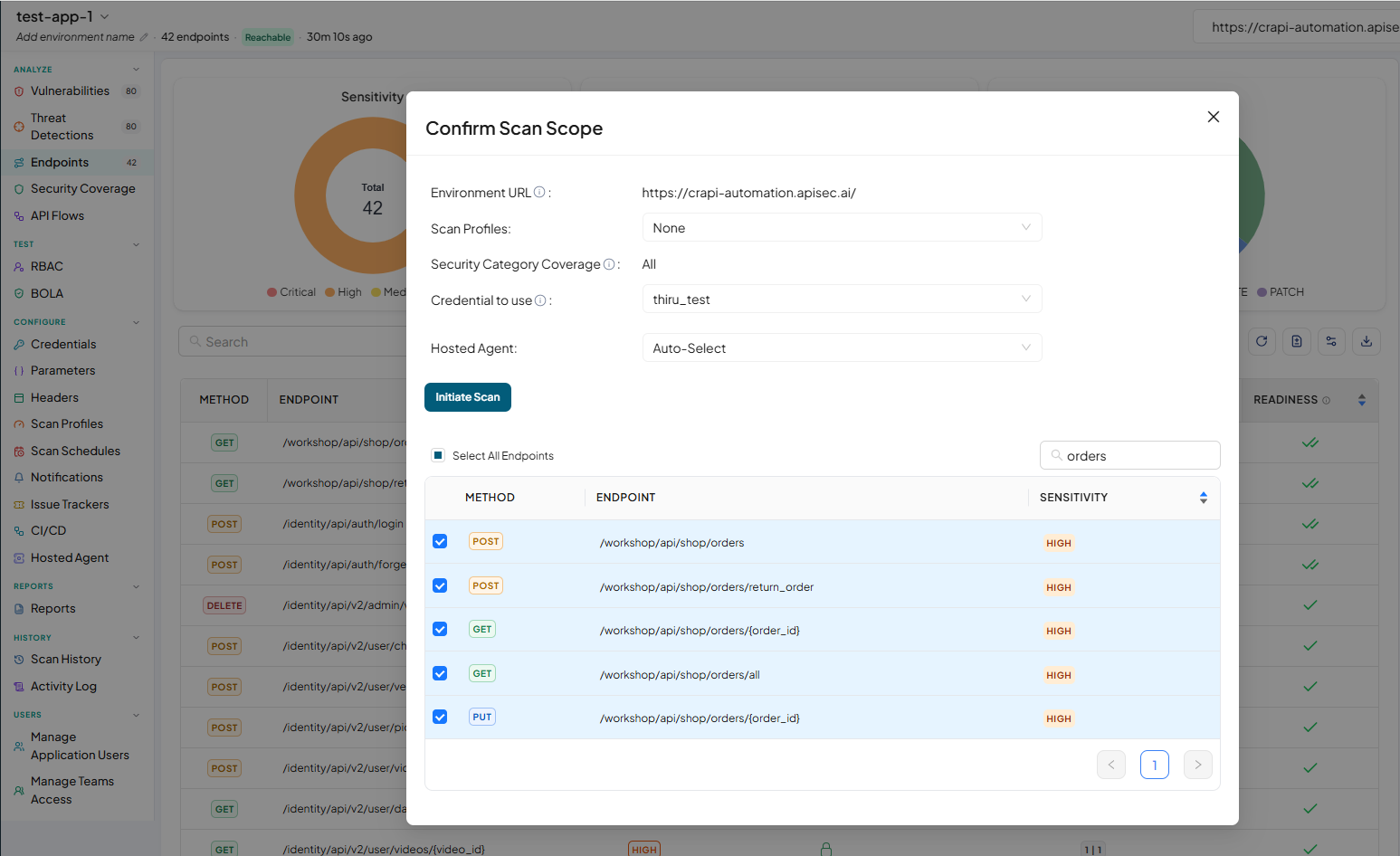 Choose the OpenAPI Spec