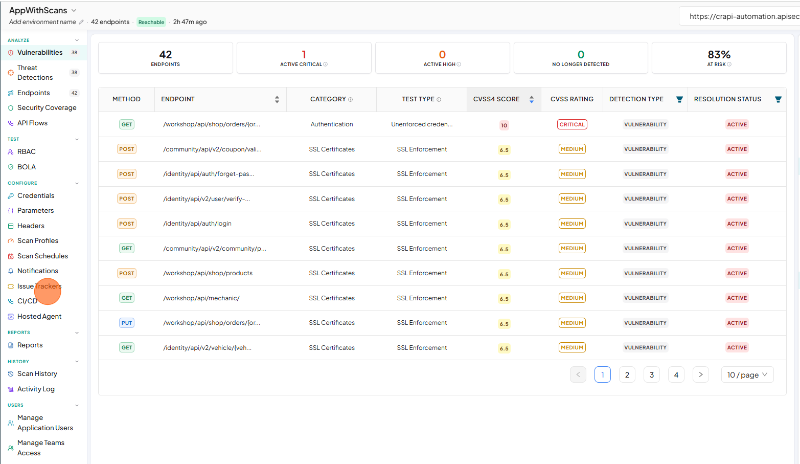 Manage fields