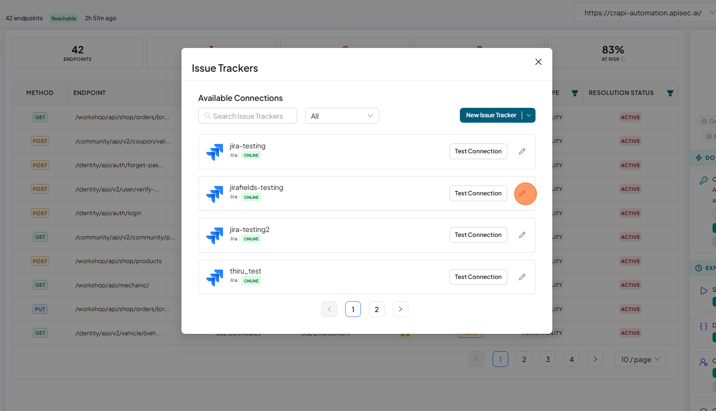 Manage fields