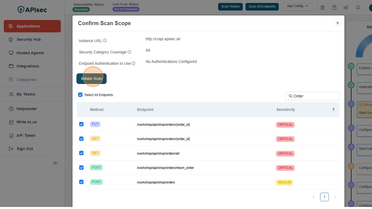 Check No Authentication Configured