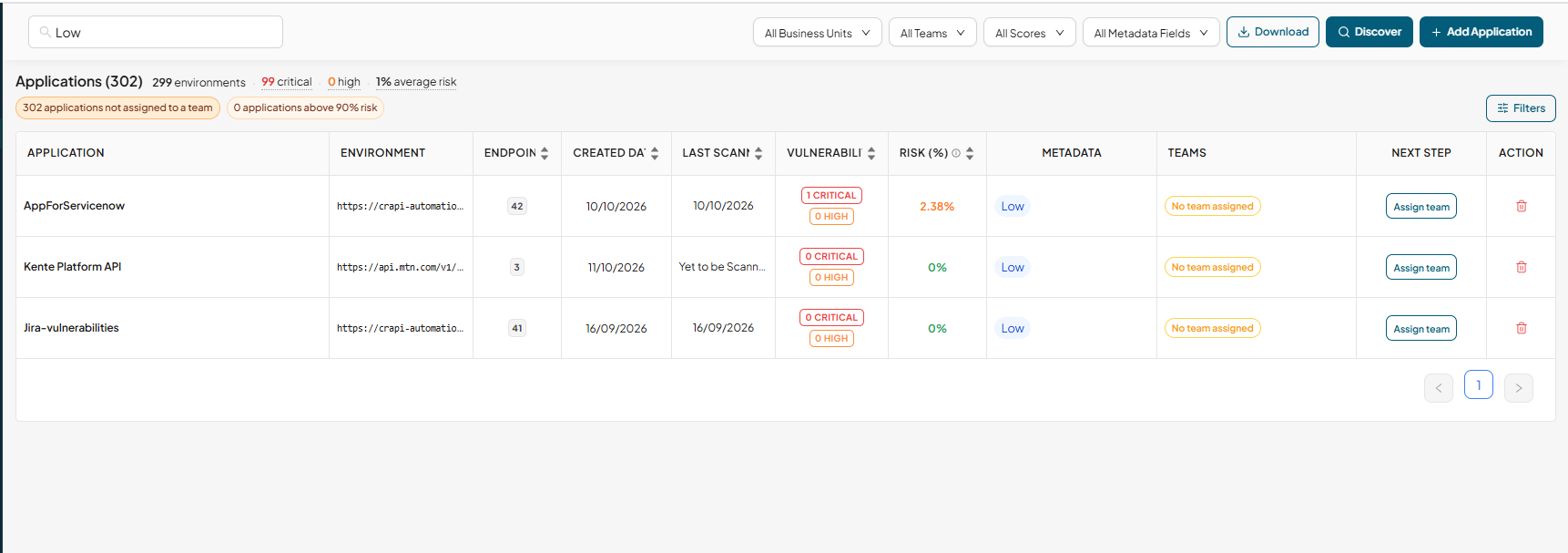 Manage fields
