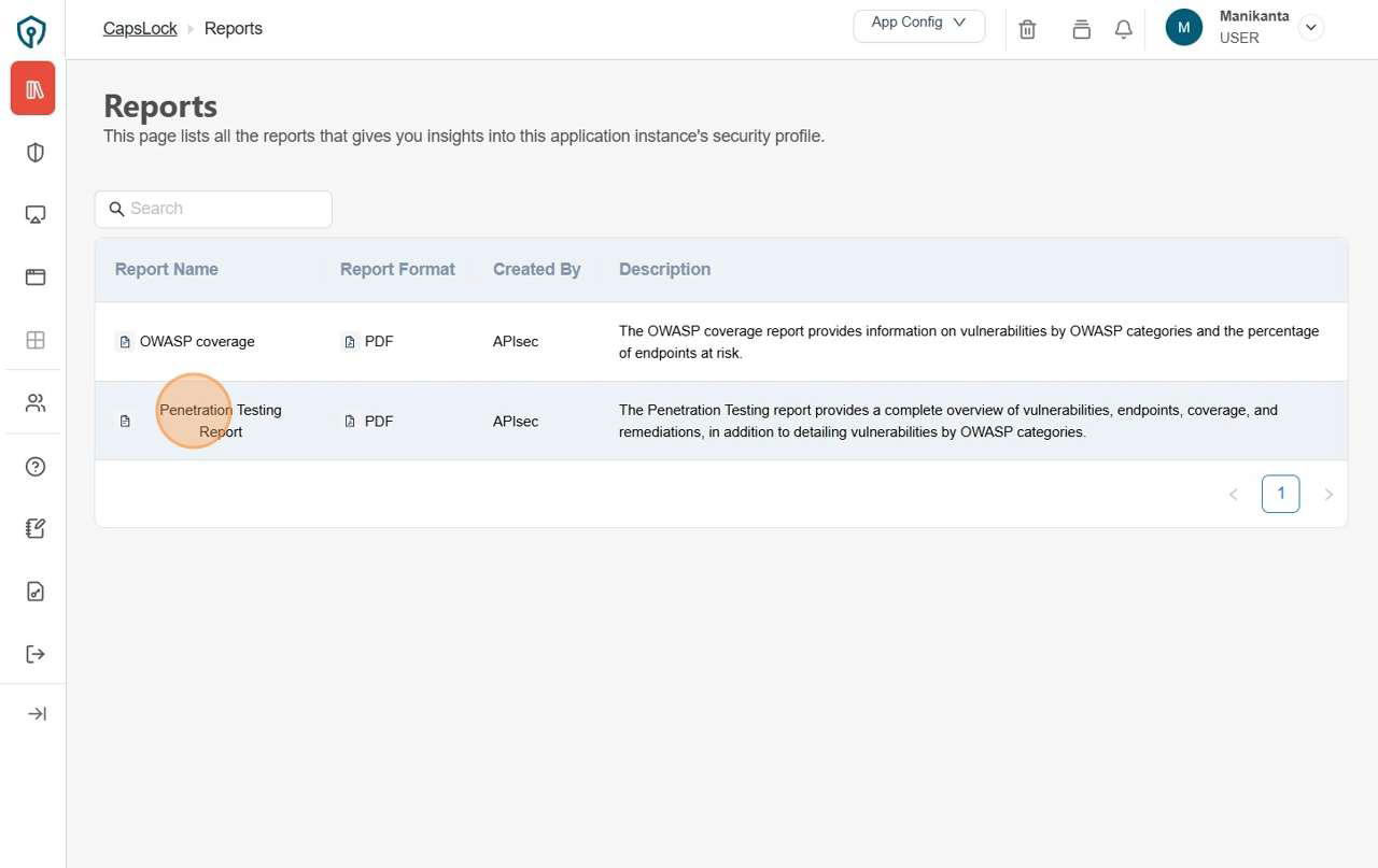 Click Penetration Testing Report
