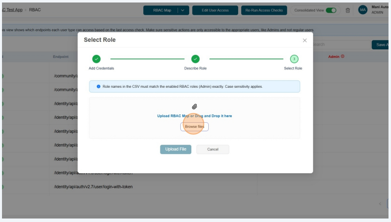 Click configure RBAC