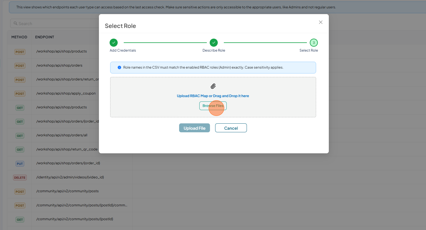 Click configure RBAC