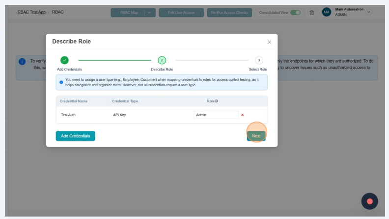 Click configure RBAC