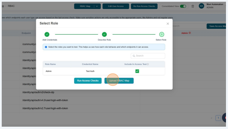 Click configure RBAC