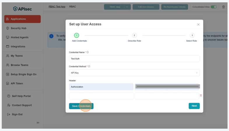 Click configure RBAC
