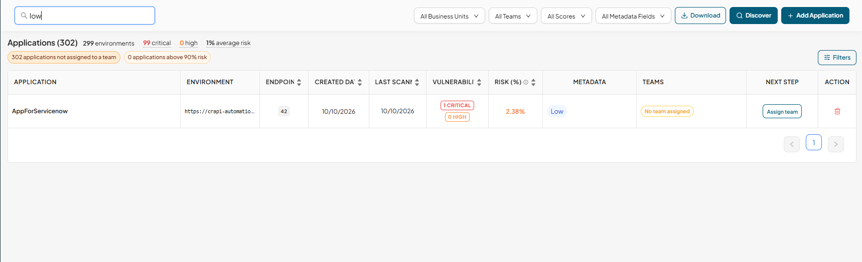 Manage fields