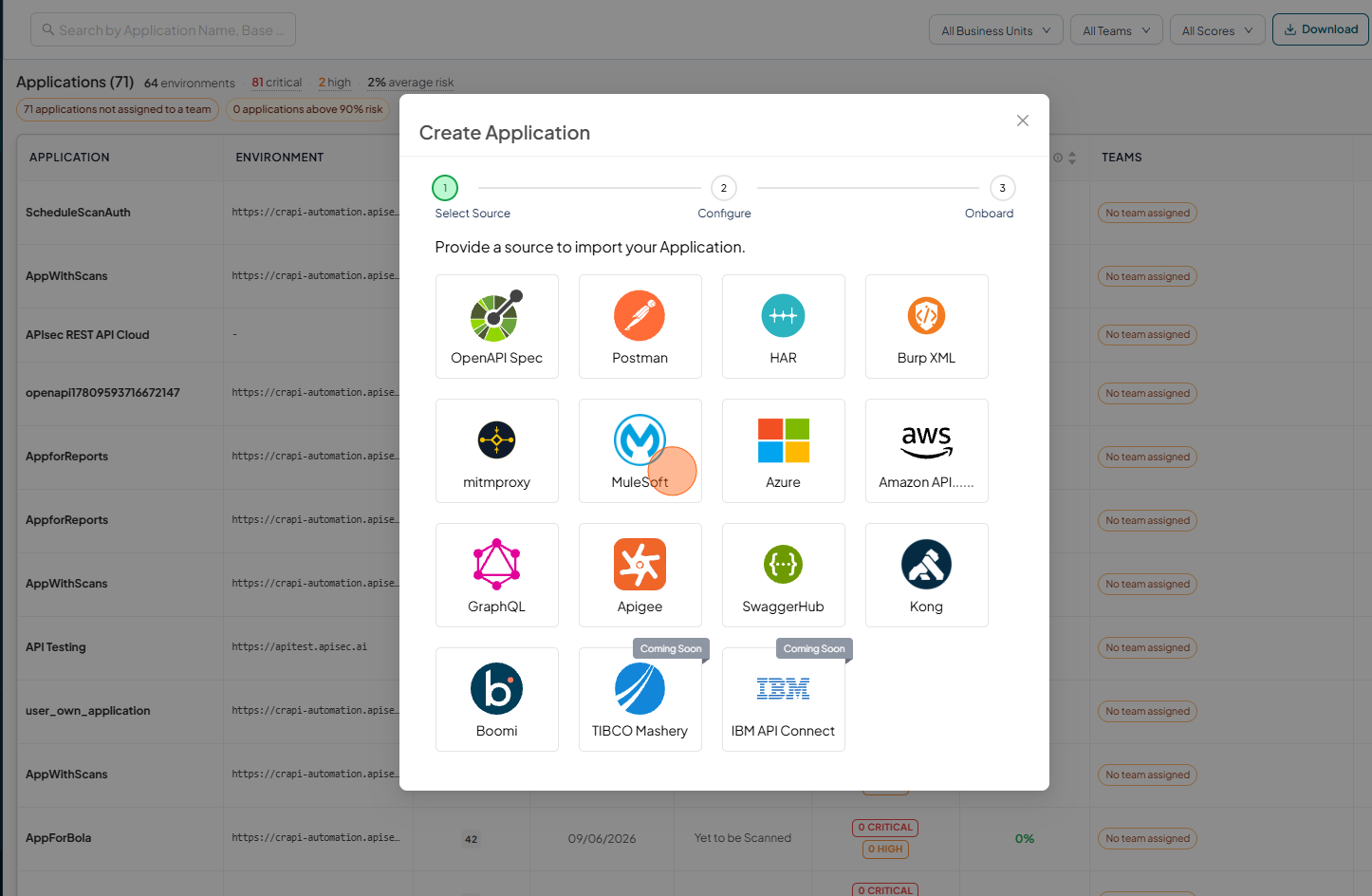 Choose the MuleSoft Gateway