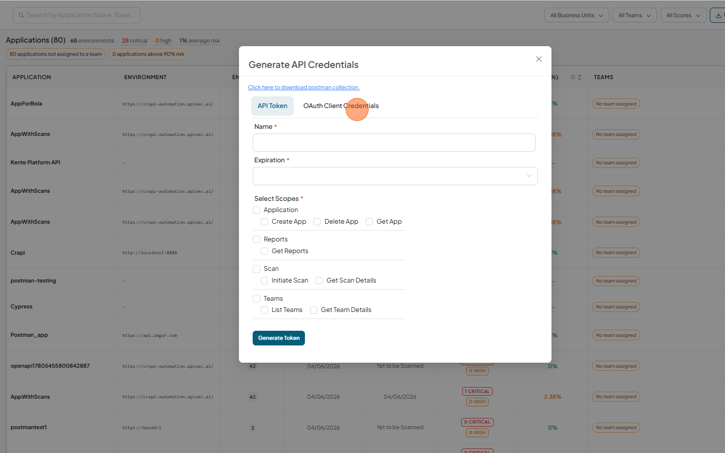 API Token