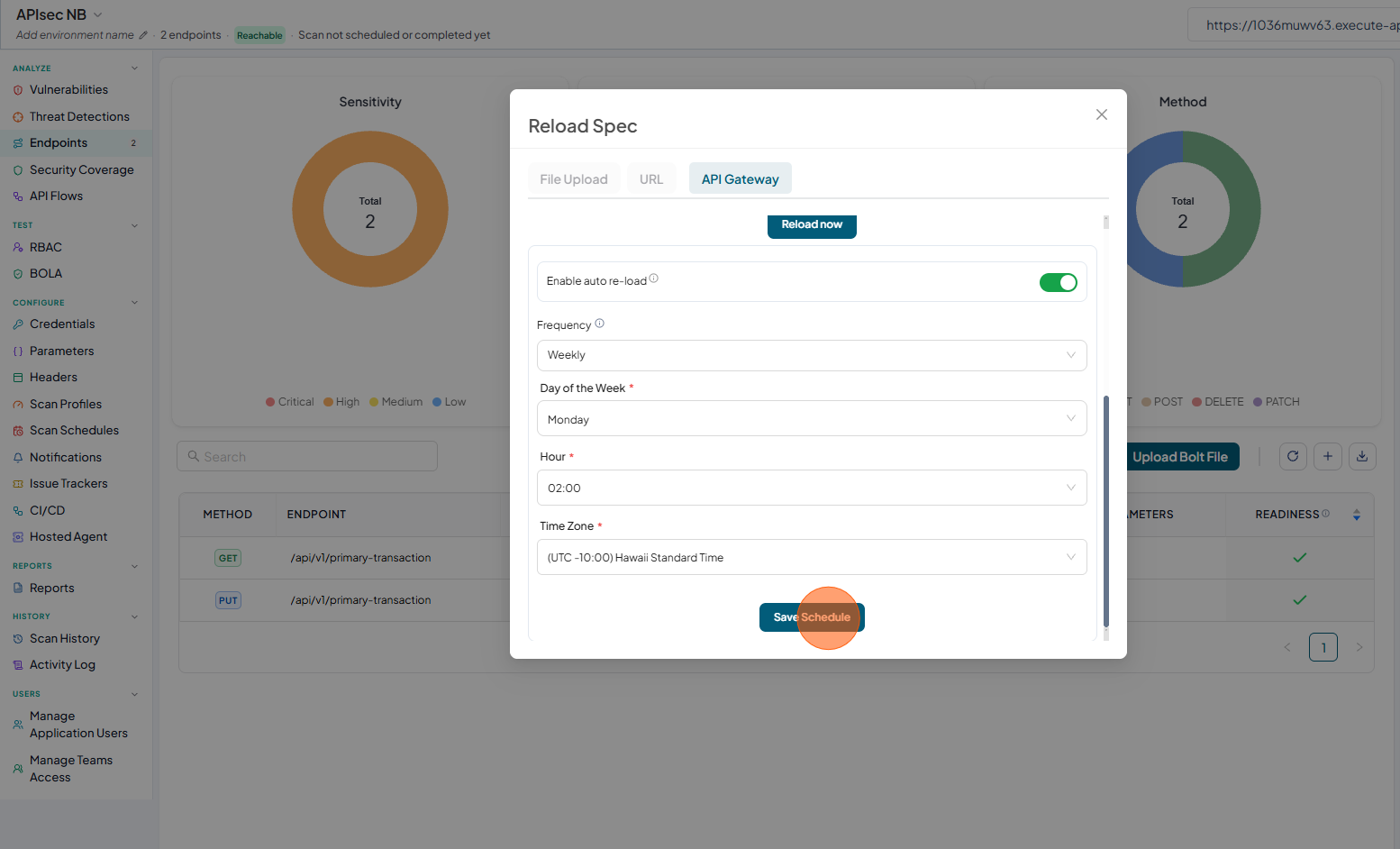 Activity logs